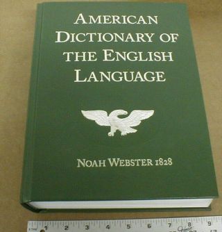 2002 American Dictionary Of The English Language Noah Webster 1828 Reprint Vg