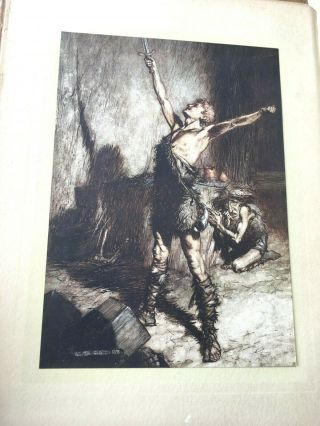 Arthur Rackham SIEGFRIED & TWILIGHT OF THE GODS 1911 Wagner ILLUSTRATIONS ART 3