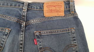 Vintage 1990s Ladies Levi 501 Blue Jeans Size 12 Boot Cut 29 Inch Waist