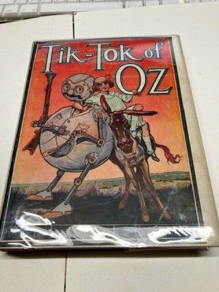 1914 Tik - Tok Of Oz Book By L.  Frank Baum Rare