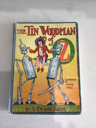 1918 The Tin Woodman Of Oz Hardcover By L.  Frank Baum