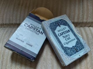 Vintage Playing Cards,  Wills Capstan Navy Cut Cigarettes Taxed