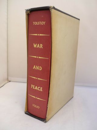 War And Peace By Leo Tolstoy - Illustrated By F Topolski - Folio Society 1978 Hb