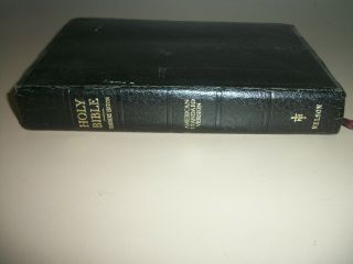 Vintage Nelson Leather Cover Holy Bible Teacher 