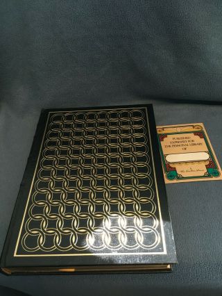 Easton Press Book The Descent Of Man By Charles Darwin Leather Fine Binding
