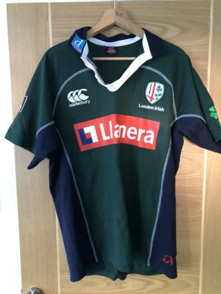 Vintage London Irish rugby shirt s/s medium Canterbury in 2