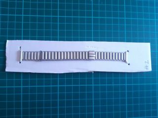 Vintage Bamboo Military Bonklip Style Watch Strap.  14mm Ends Vgc 2