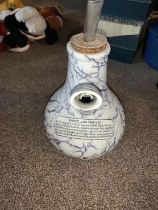 Vintage Improved Earthenware Inhaler,  Manufactured by S.  Maw Son & Thompson 3
