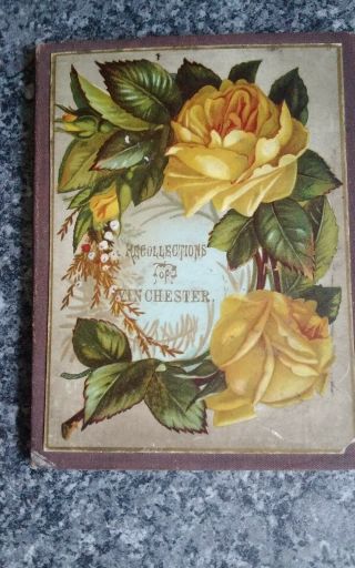 Vintage Booklet " Recollections Of Winchester " The Royal Cabinet Album 1860s