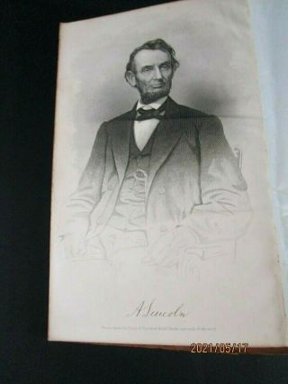 1865 Life,  Speeches And Public Services Of Abraham Lincoln,  J.  H.  Barrett