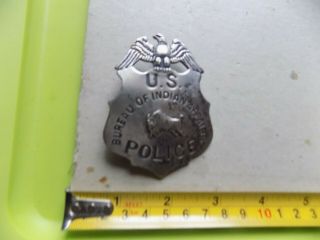 Vintage U.  S.  Bureau Of Indian Affairs Police Big Metal Badge ?