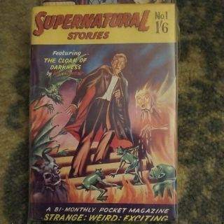 Supernatural Stories Badger Book Number 1 1954 The Cloak Of Darkness