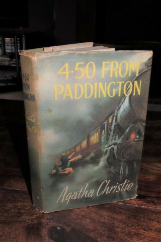 1957 4.  50 From Paddington By Agatha Christie Book Club Edition Miss Marple