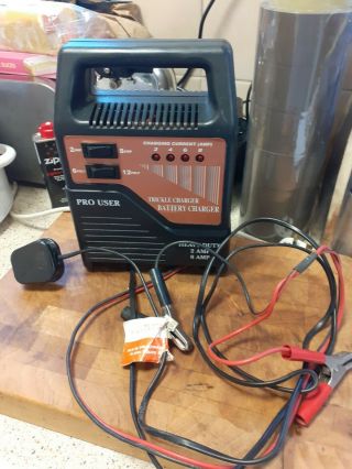 Vintage Pro User Trickle Charge Battery Charger,  12v & 6v,  2 Amp 8amp