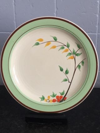 Stunning Art Deco Clarice Cliff Porcelain Handpainted Plate