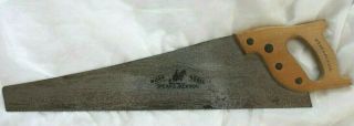 Vintage Spear & Jackson 22 " Panel Hand Saw,  Over 200 Years Of Work Horse