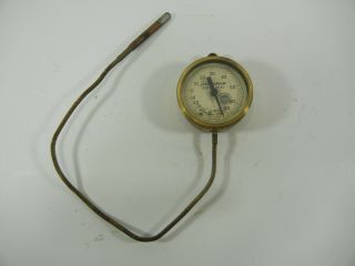Vintage Marsh Instruments Serviceman Superheat Probe Thermometer Solid Brass 351