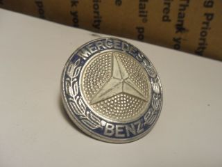 Vintage 1980 - 90 R107 C126 560 Sl Sec Oem Metal Hood Ornament Emblem Badge Star