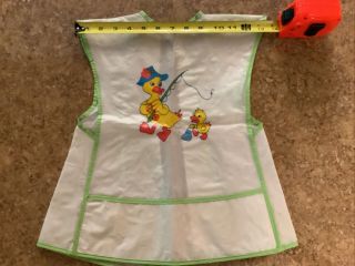 Exc Vintage Duck Ducky Full Coverage Baby Toddler Bib