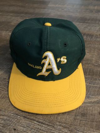 Vtg The Game Oakland Athletics A’s Snapback Hat Mcgwire Canseco