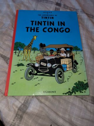 Tintin In The Congo 2005 1st Uk Colour Edition Rare