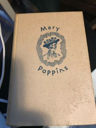 Mary Poppins 1934 Vintage Hardcover 1st Edition P L Travers Pre Disney