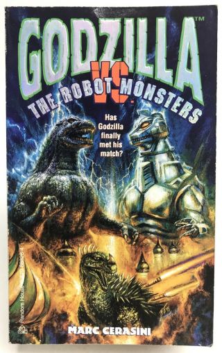 Godzilla Vs The Robot Monsters Marc Cerasini Random House Science Fiction 1st