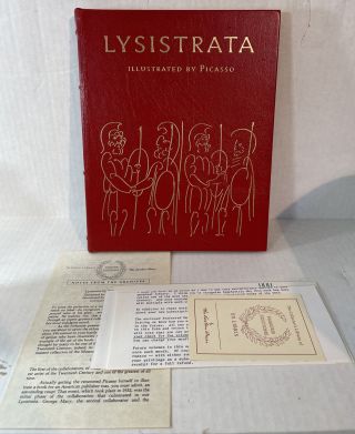 Lysistrata Collectors Edition Illustrated By Picasso Leather And Gold