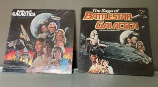 The Saga Of Battlestar Galactica 1979 & Soundtrack 1978 Vintage Vinyl