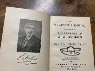 The Trappers Guide 1893 By S.  Newhouse