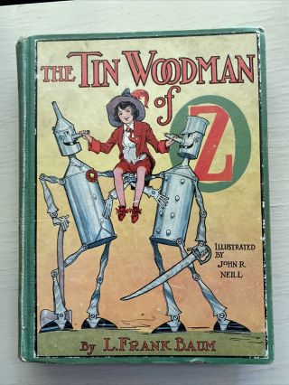 1918 The Tin Woodman Of Oz Hardcover By L.  Frank Baum