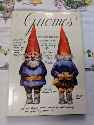 Gnomes Hardcover 1977 Book Rien Poortvliet/ Wil Huygen,  Harry Abrams Collectible