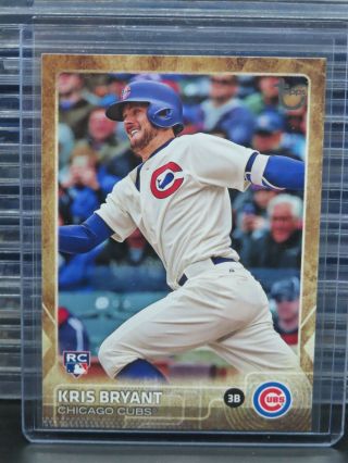 2015 Topps Update Kris Bryant Rookie Card Rc Vintage Stock Sp 616 Cubs Q870