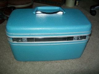 Vintage Samsonite Silhouette Overnight /train Makeup Case/carry On No Tray/key