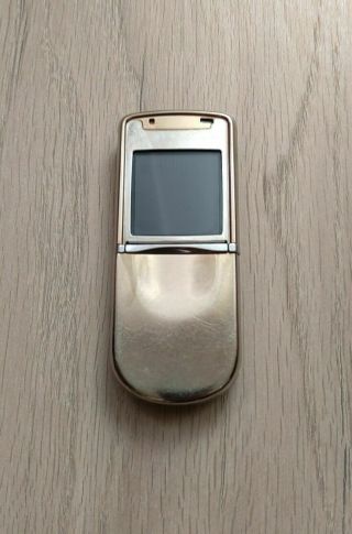 Nokia Sirocco 8800 - Gold  Cellular Phone Vintage