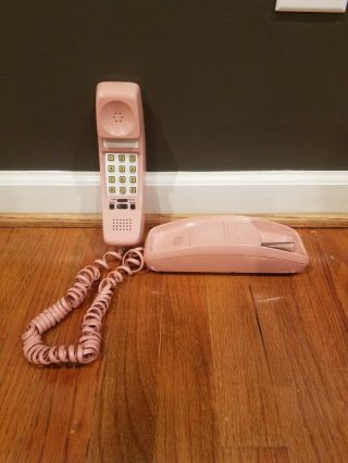 Vintage Bell South Push Button Pink Phone