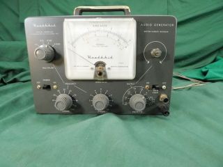 Vintage Heathkit Model Ag - 9a Audio Generator Electrical Test Device Heath Co.