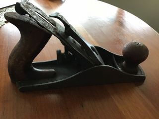 Vintage Wood Hand Plane 9” X 2 3/8” Marked Made In Usa Smooth