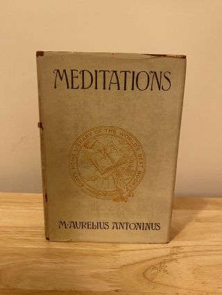 Meditations Marcus Aurelius Antonius Burt’s Home Library World’s Best Books