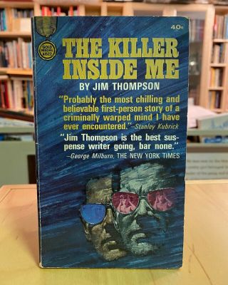 The Killer Inside Me Jim Thompson Vtg Paperback 1965 Pulp Fiction 1st Gold Medal