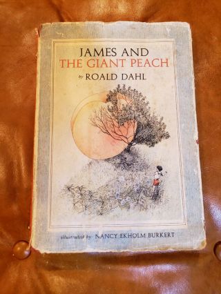 1961 James And The Giant Peach By Roald Dahl - Hardcover