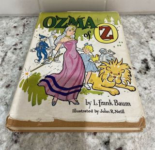 Vintage Book: Ozma Of Oz 1907 By L.  Frank Baum