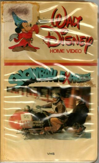 Snowball Express Vhs Walt Disney Dean Jones Nancy Olson Harry Morgan Vtg 1972