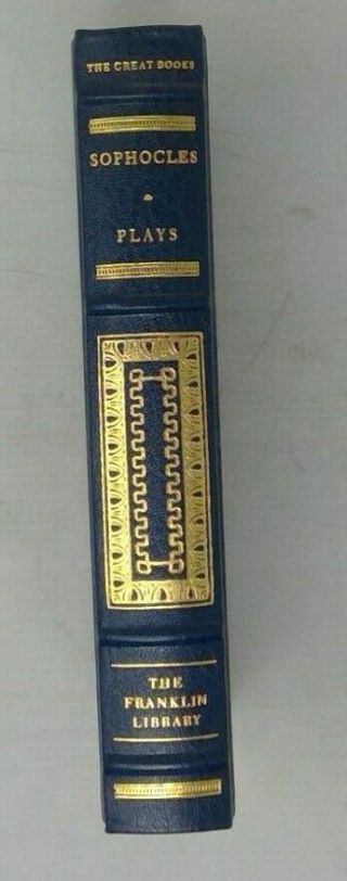 The Franklin Library Leather The Plays Of Sophocles The Great Books 1980 Limited