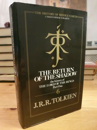 1988 J R R Tolkien The Return Of The Shadow Unwin Hyman