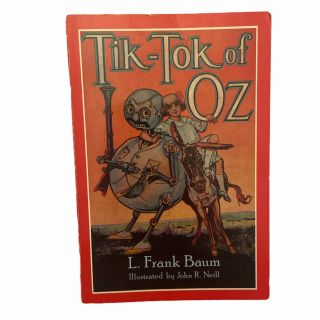 Tik - Tok Of Oz By L.  Frank Baum 1994 Vintage Paperback Book - Wizard Of Oz