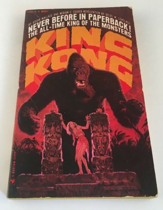 King Kong By Lovelace Wallace Pb Paperback Vintage 1965 Monster Bantam Books