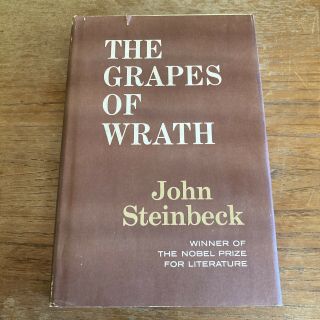 1939 Book Club Edition The Grapes Of Wrath By John Steinbeck First Edition