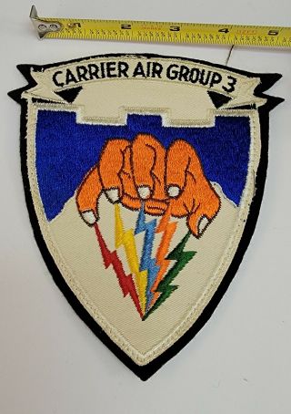 Vintage S Navy Official Us Navy Carrier Air Group 3 Patch