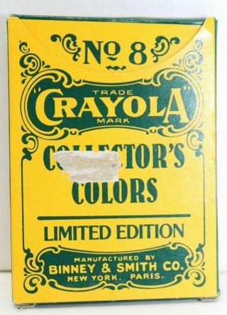 Vintage Crayola Collectors Colors No 8 Limited Edition 1991 Binney & Smith Co.